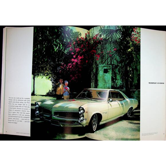 Orig 1967 Pontiac Line Up Brochure GTO 2-2 Le Mans Tempest Grand Prix Bonneville - Picture 16 of 16